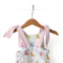 Rainbow Lapin Pink Baby Rompers, thumbnail 2 of 2