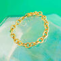 Classic Gold Plated Silver Belcher Chain Bracelet, thumbnail 1 of 5