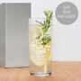 Personalised Full Of Christmas Spirit Highball Glass Gift Boxed – Christmas Gift Idea, thumbnail 1 of 4