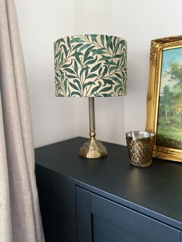 Willow Bough Major Taupe Green Lampshade Three Sizes, 3 of 4