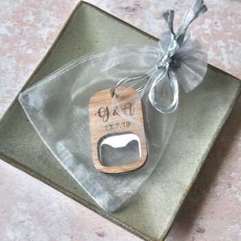 Personalised Anniversary Bottle Opener Keyring, 4 of 4