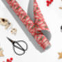 Premium Matisse Inspired Red Christmas Wrapping Paper Botanical, thumbnail 2 of 3