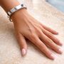 Rectangular Solid Sterling Silver Bangle, thumbnail 1 of 7