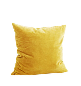 Sumptuous Yellow, Teal Or Grey Velvet Cushion, 2 of 7