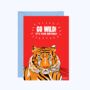 Tiger Birthday Card, thumbnail 1 of 2