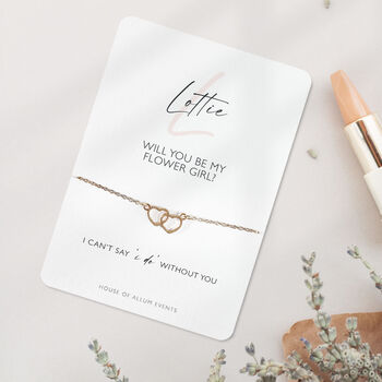 Personalised Bridesmaid Proposal Gift Will You Be My Bridesmaid Card Bracelet Gift, 2 of 9