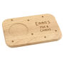 Personalised Stars Wooden Tea And Biscuit Coaster Tray, thumbnail 4 of 11