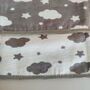 Personalised Brown Cloud Star Baby Blanket, thumbnail 3 of 7