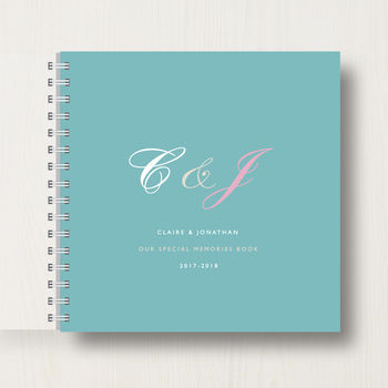 Personalised Couples Memory Book Or Album, 10 of 12