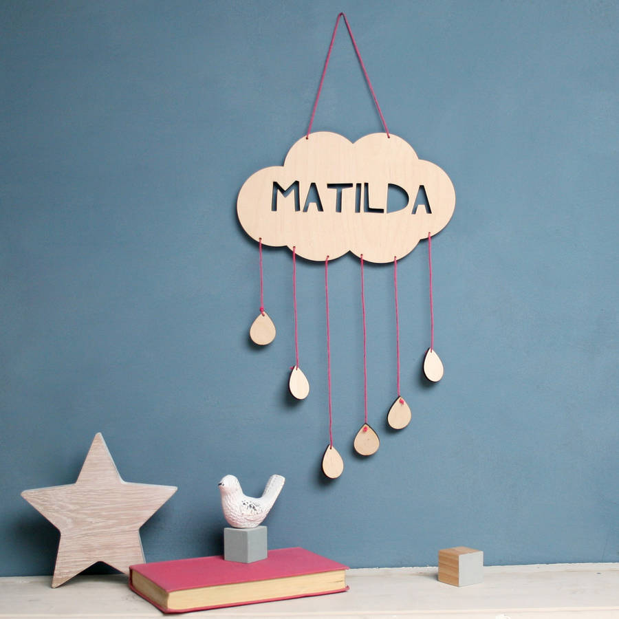 Baby And Nursery Mobiles Notonthehighstreet Personalised Cloud Dream Catcher