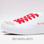 Personalised Satin Shoe Laces, thumbnail 6 of 12