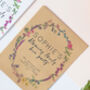 10 Wildflower Wreath Hen Party Seed Packets, thumbnail 4 of 6