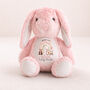 Personalised Born In 2026 Baby Girl Bunny, thumbnail 1 of 2
