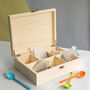 Personalised Tea Box With Six Compartments, thumbnail 5 of 5