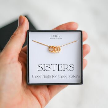 Sister Necklace, Gift For Two Three Sisters, 2 of 7