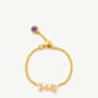 Adjustable Zodiac Constellation Ring With Birthstone, thumbnail 8 of 12