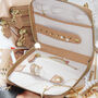 Personalised Leather Travel Jewellery Case, thumbnail 3 of 12