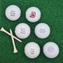 Six Personalised Golf Balls. Four Brands To Choose From. Any Logo, Photo Or Text. Free Gift Box, thumbnail 10 of 12