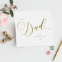 To My Dad Wedding Card | Gold Effect, thumbnail 1 of 2