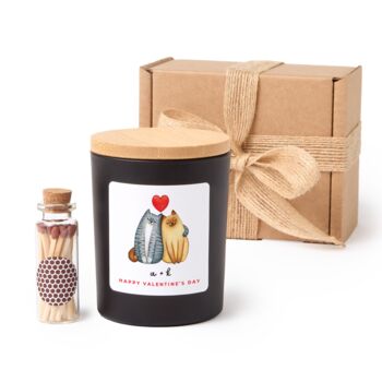 Personalised Valentine's Day Candle Gift With Initials, 4 of 6