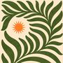 Fleurs Au Soleil, Floral Bohemian Plant Art Print, Flower Sun Poster, thumbnail 3 of 3
