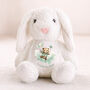 Personalised First Birthday Bunny Plush Gift, thumbnail 1 of 2