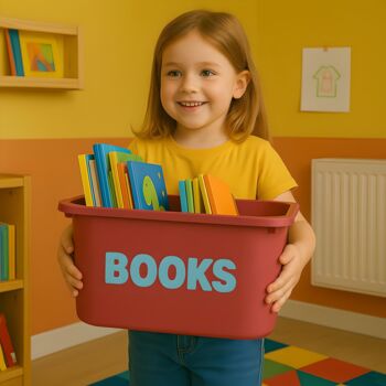 Custom Name Vinyl Stickers For Playroom Storage, 4 of 10
