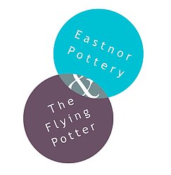 eastnor pottery and the flying potter logo