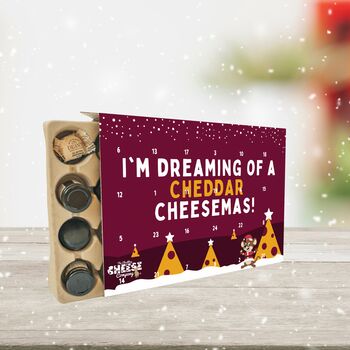 Xmas Advent Calendar With Cheese, Chutney, And Biscuits, 3 of 5