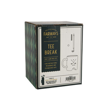 Golf Game Mug 'Tee Break' In Gift Box | Golf Gift | Office Gift | Novelty Mug | Golf Enthusiast, 5 of 5