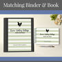 Green Stripe Country Hen Holiday Home Welcome Folder, thumbnail 2 of 2