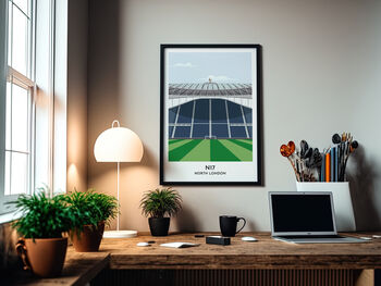 Personalised Contemporary Football Stadium Print, 6 of 12