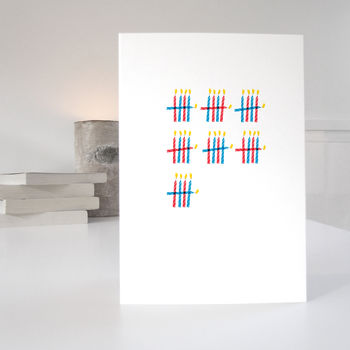 Birthday Cards With Special Age Candle Design, 6 of 12