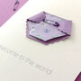New Baby Girl Floral Nappy Card, thumbnail 6 of 12