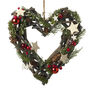 Christmas Twig Heart Wreath, thumbnail 1 of 2