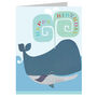 Whale Wishes Mini Greetings Card, thumbnail 3 of 3