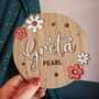Personalised New Baby Wall Plaque, thumbnail 1 of 2