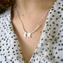 Mother Of Pearl Letter Necklace, thumbnail 2 of 8