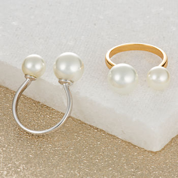 Modern Pearl Ring, 4 of 7