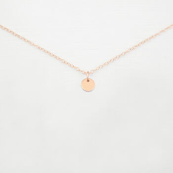 Tiny Disc Necklace, 2 of 10