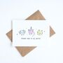 Mythical Unicorn Party Invitation Making Kit, Five Pack, thumbnail 2 of 4