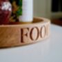 Personalised Wooden Round Storage Tray, thumbnail 2 of 6