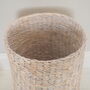 White Laundry Basket Wicker, thumbnail 3 of 4