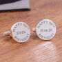 Happy Birthday Cufflinks, thumbnail 1 of 8