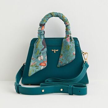 Into The Woods Mini Teal Tote, 5 of 7