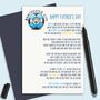 Manchester City Football Fathers Day Card, thumbnail 1 of 2