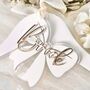 Bride Bow Hanger Tag, thumbnail 1 of 3