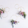 Gold Wire Hoop Hanging Decorations, thumbnail 2 of 4