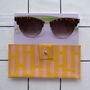 Hand Painted Leather Glasses Pouch, thumbnail 7 of 11