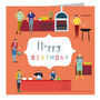 Cooking Happy Birthday Card, thumbnail 1 of 4